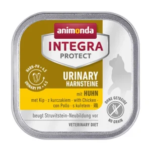 Sparpaket 32 x 100 g Animonda Integra Protect Urinary/Harnsteine mit Huhn Katzen Nassfutter Saisonangebot